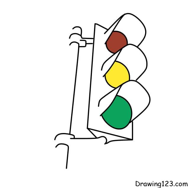 drawing-traffic-light-step-6-2 piirustus