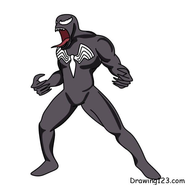 Drawing-Venom-step-8-2 piirustus