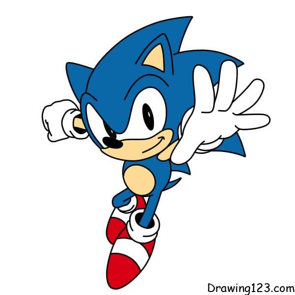 Drawing-sonic-step-10-1 piirustus