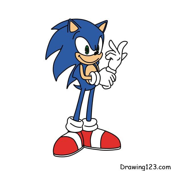 Drawing-sonic-step-11-2 piirustus