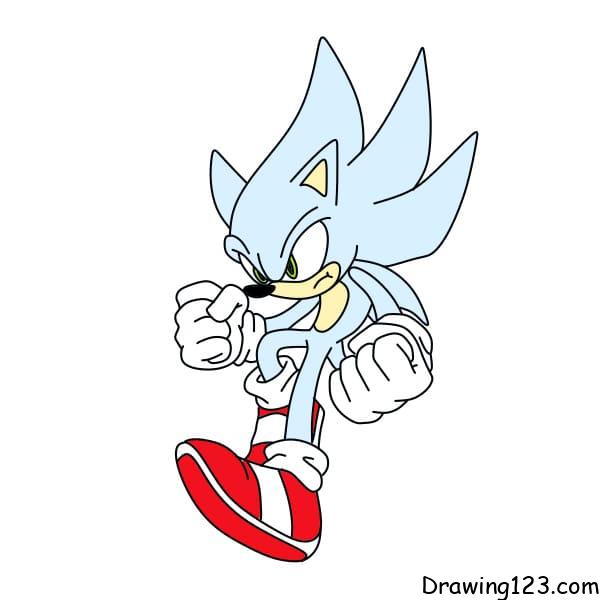 Drawing-sonic-step-11 piirustus