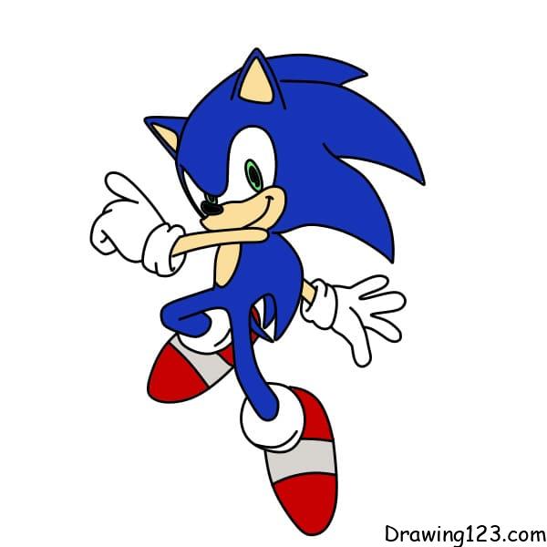 Drawing-sonic-step-9-3 piirustus