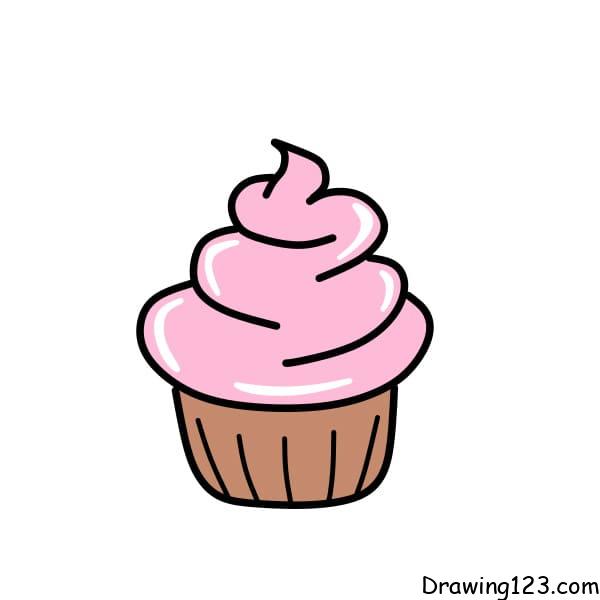 drawing-cupcake-step-6-2 piirustus