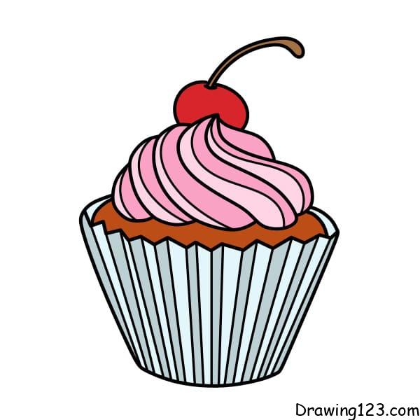 drawing-cupcake-step-8-1 piirustus