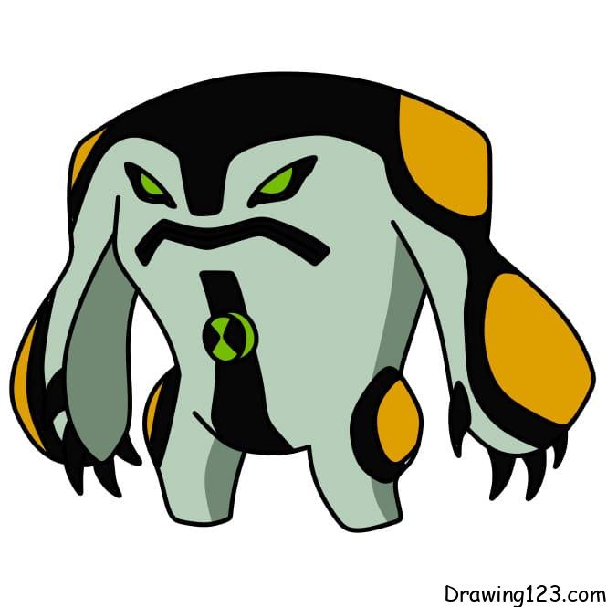 Ben 10 Cannonbolt piirustus