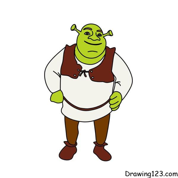 Shrek piirustus