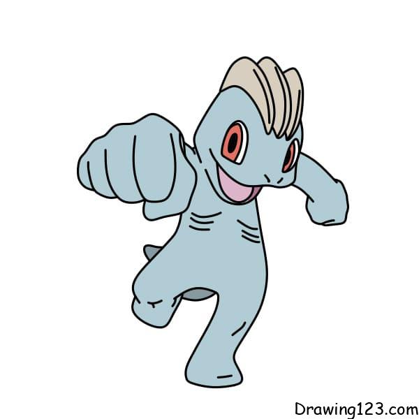 Pokemon Machop piirustus