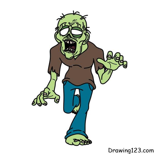 drawing-Zombie-step-14 piirustus