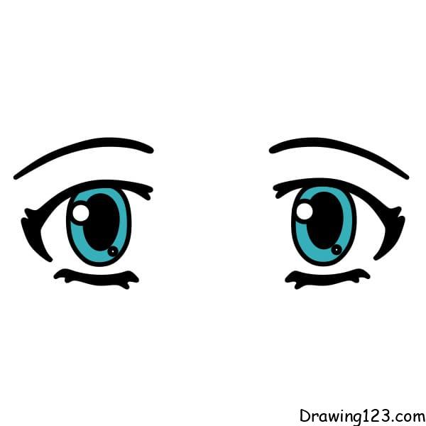 drawing-surprised-eyes-step-5 piirustus