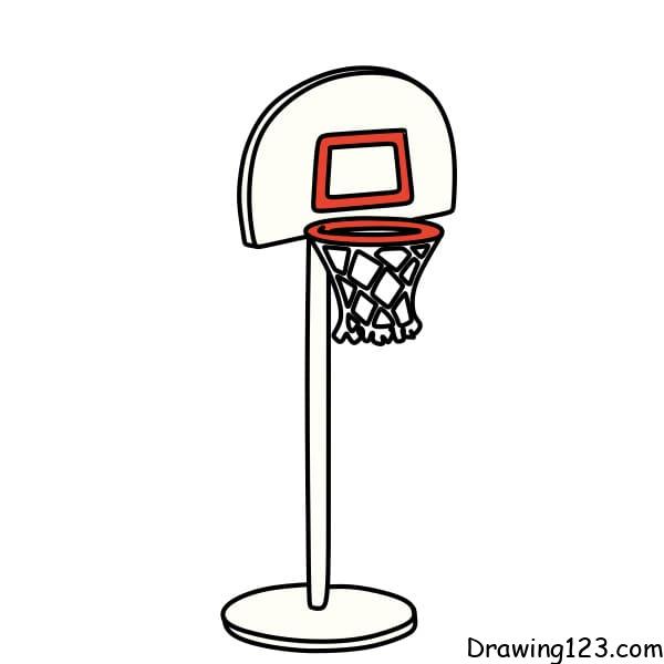 Drawing-Basketball-Hoop-step-5-3 piirustus