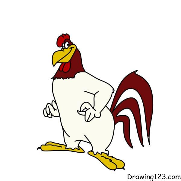 Foghorn Leghorn kana piirustus