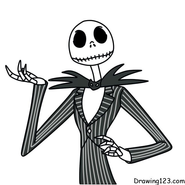 Jack Skellington piirustus