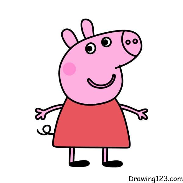 Peppa possu piirustus