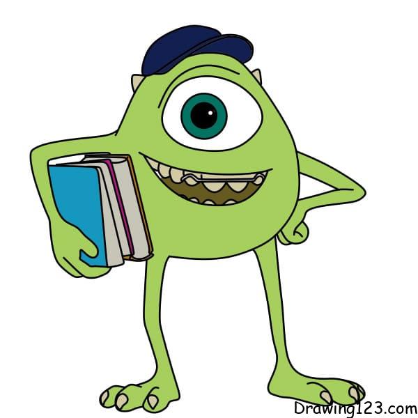 Mike Wazowski piirustus