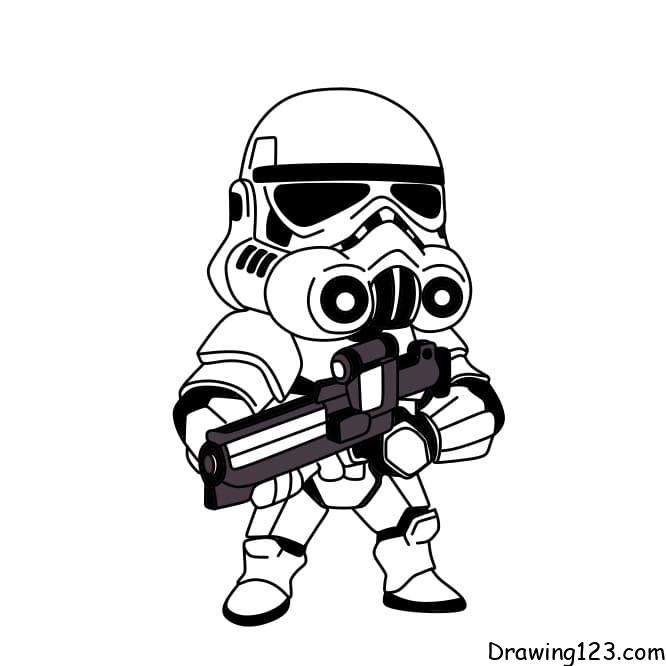 How-to-draw-Stormtrooper-step-10-2 piirustus