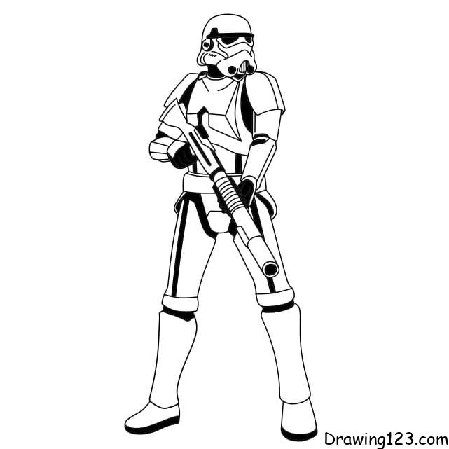 How-to-draw-Stormtrooper-step-12-1 piirustus