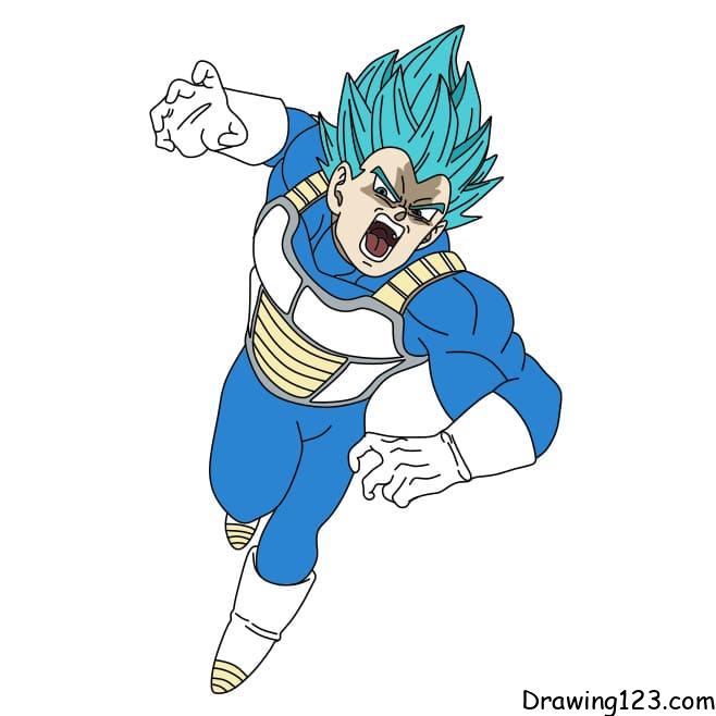 How-to-draw-Vegeta-step-12-3 piirustus