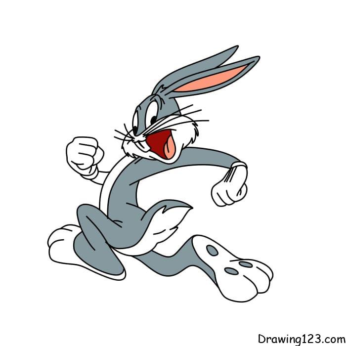 how-to-draw-bugs-bunny-step-11-5 piirustus