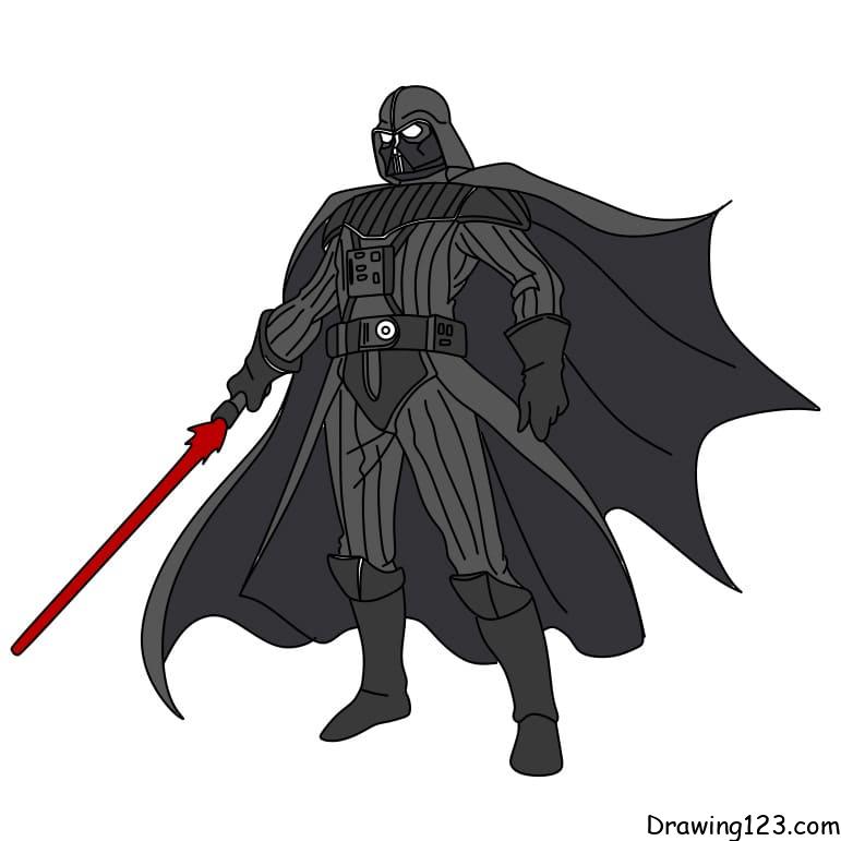 how-to-draw-darth-vader-step-15 piirustus