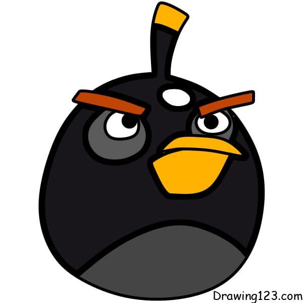 how-to-drawing-a-angry-birds-step-6-2 piirustus