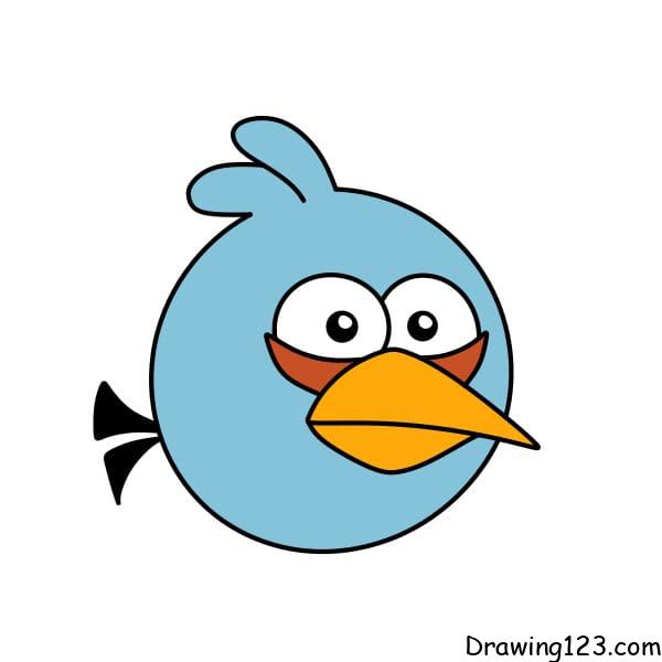 how-to-drawing-a-angry-birds-step-8 piirustus