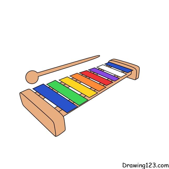 How-to-draw-Xylophone-step-5-1 piirustus