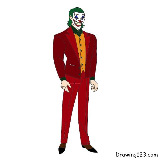 How-to-draw-the-clown-Joker-step-11-2 piirustus