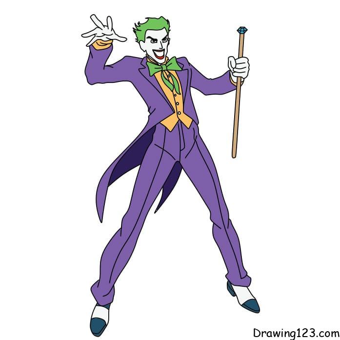 How-to-draw-the-clown-Joker-step-12-1 piirustus