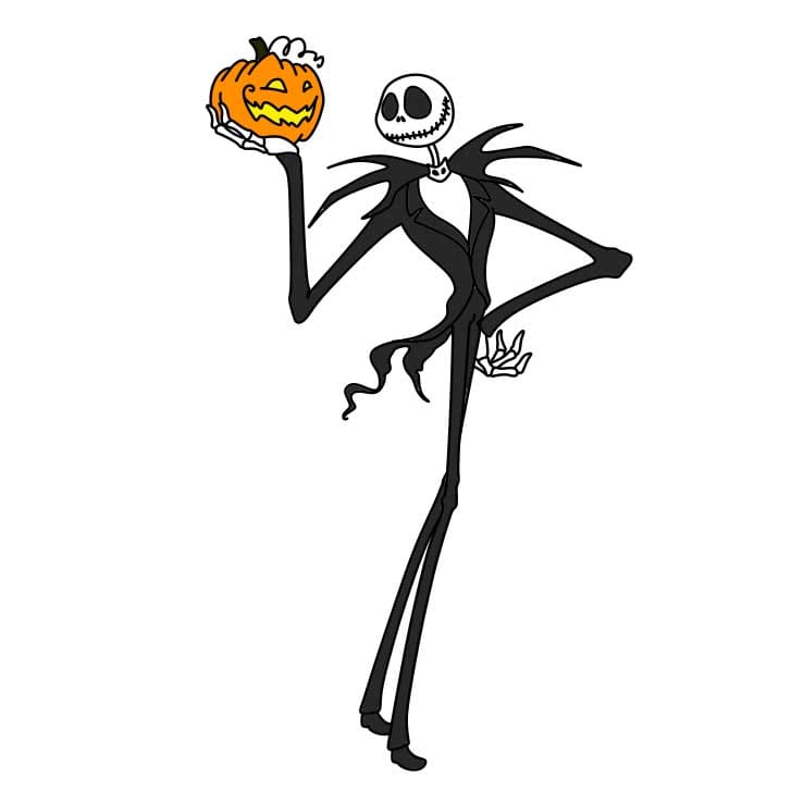 How-to-Draw-Jack-Skellington-Step-12 piirustus