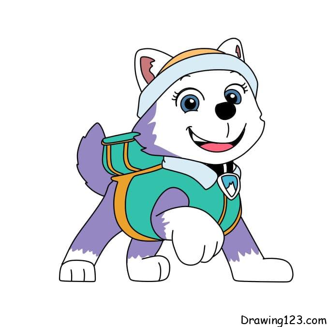 Paw Patrol piirustus