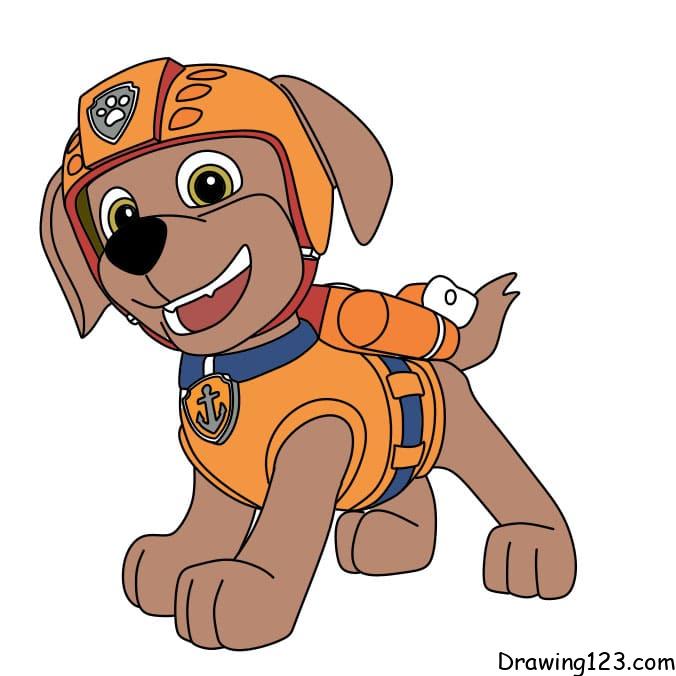 How-to-draw-Paw-Patrol-Step-13-3 piirustus