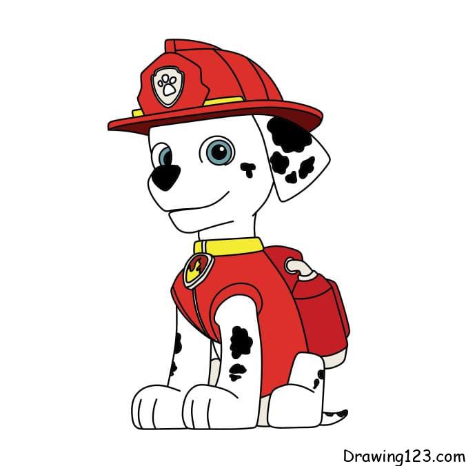 How-to-draw-Paw-Patrol-Step-14-1 piirustus