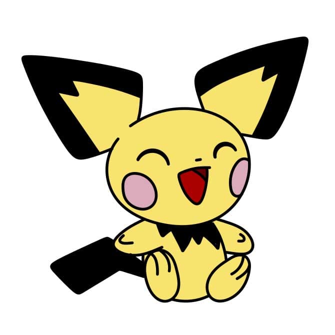 How-to-draw-Pokemon-Pichu-Step-8 piirustus