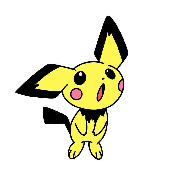 How-to-draw-Pokemon-Pichu-Step-9-2 piirustus