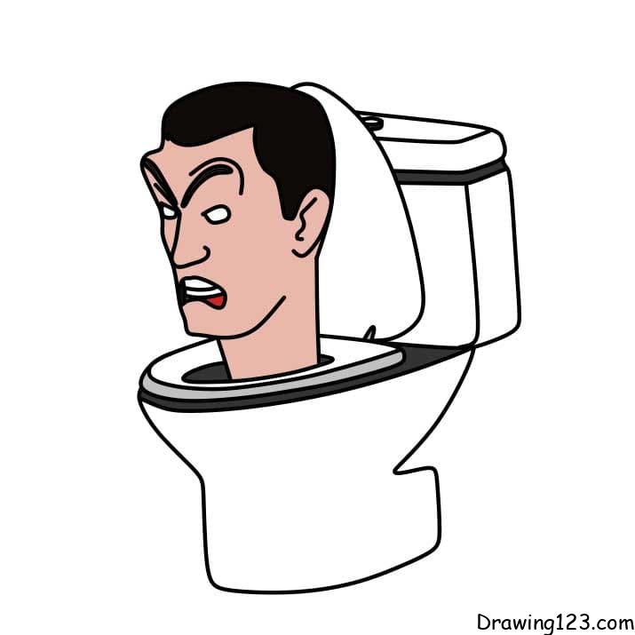 How-to-draw-Skibidi-Toilet-Step-9-1 piirustus