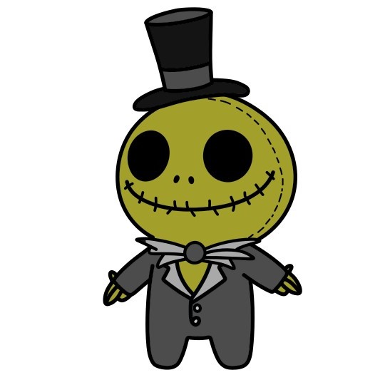 Jack Skellington 8 (9) piirustus