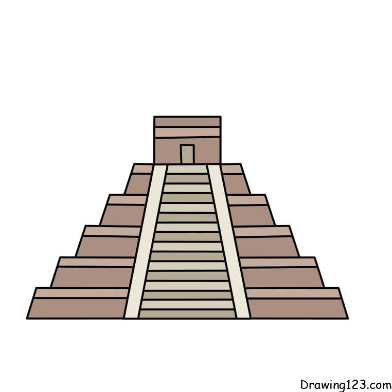 how-to-draw-pyramid-step6-4 piirustus