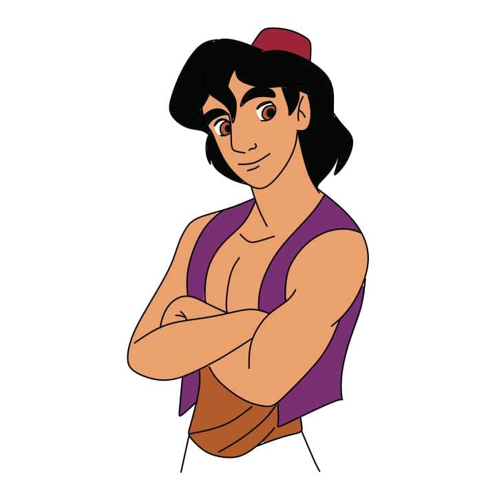 How-to-Draw-Aladdin-Step-8-5 piirustus