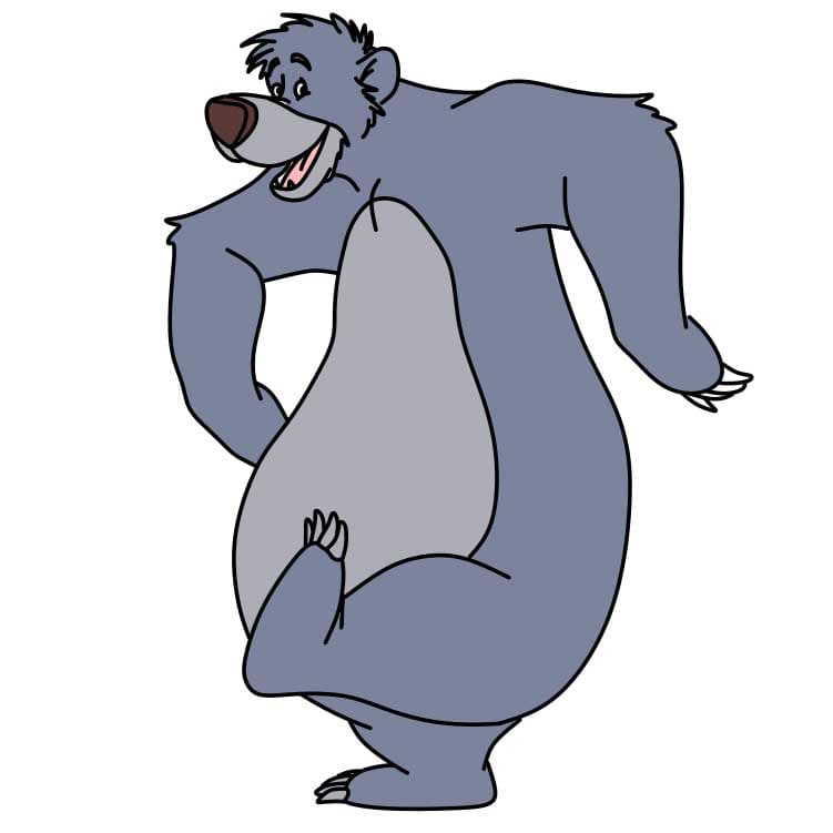 How-to-Draw-Baloo-Bear-Step-9-2 piirustus