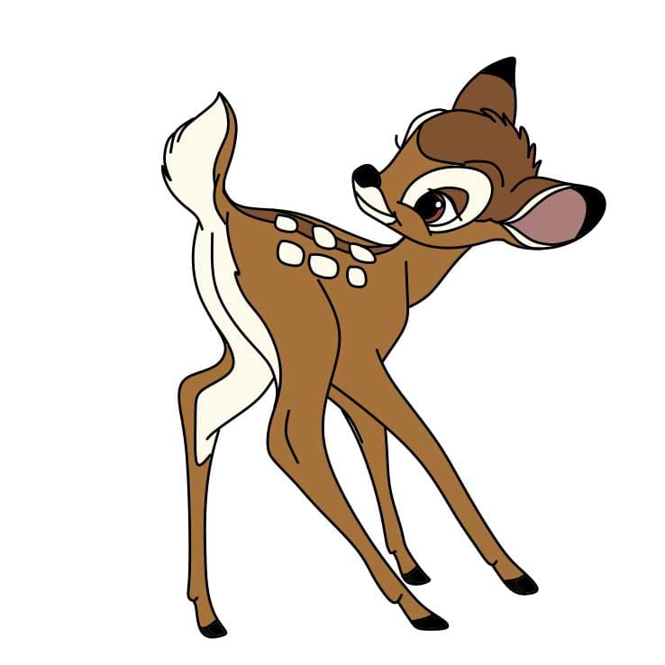 How-to-Draw-Bambi-Step-8-2 piirustus