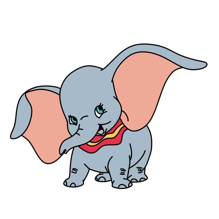 How-to-Draw-Dumbo-Step-8-5 piirustus