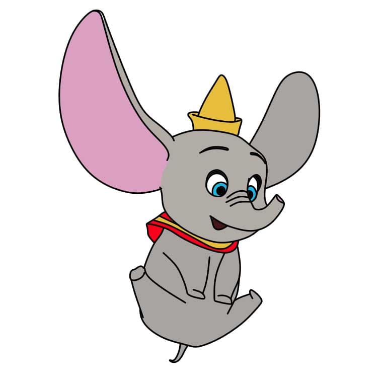 How-to-Draw-Dumbo-Step-9-4 piirustus