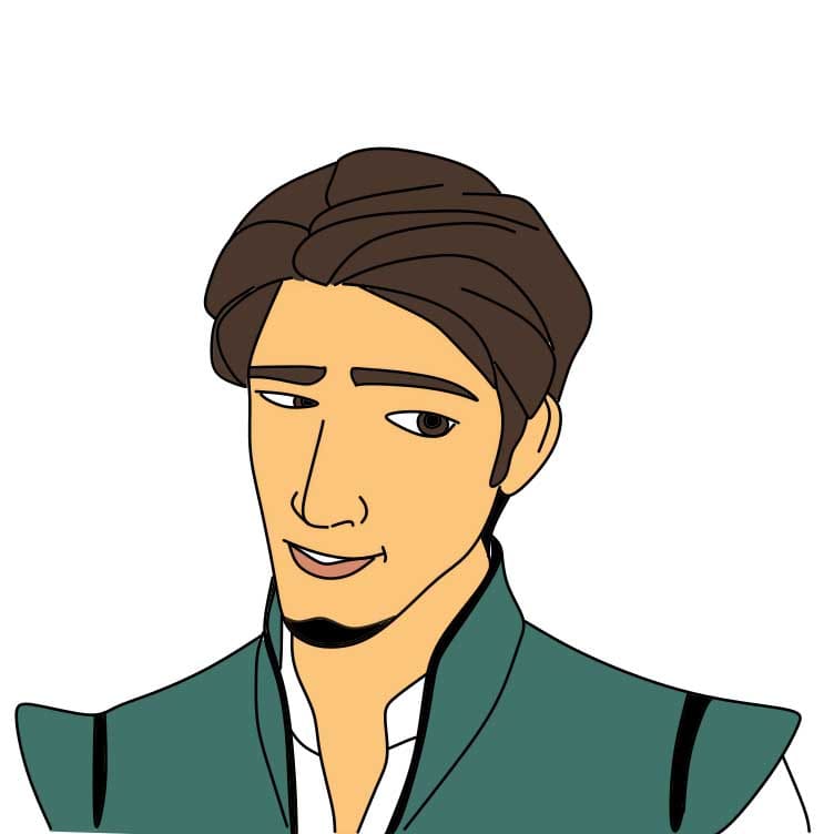 How-to-Draw-Flynn-Rider-Step-6-5 piirustus