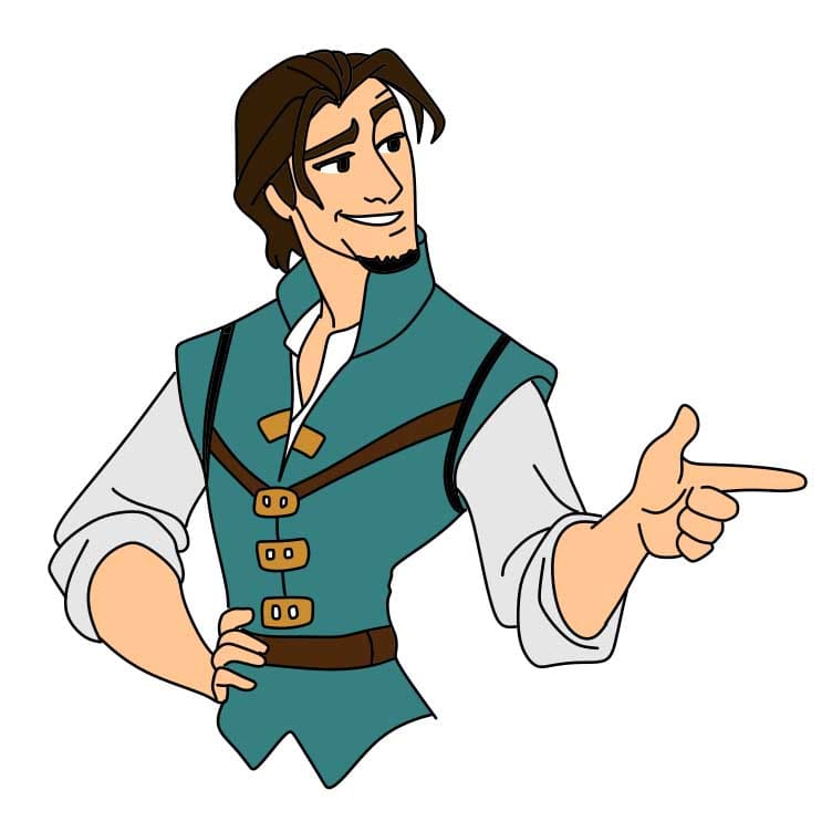 How-to-Draw-Flynn-Rider-Step-8-3 piirustus