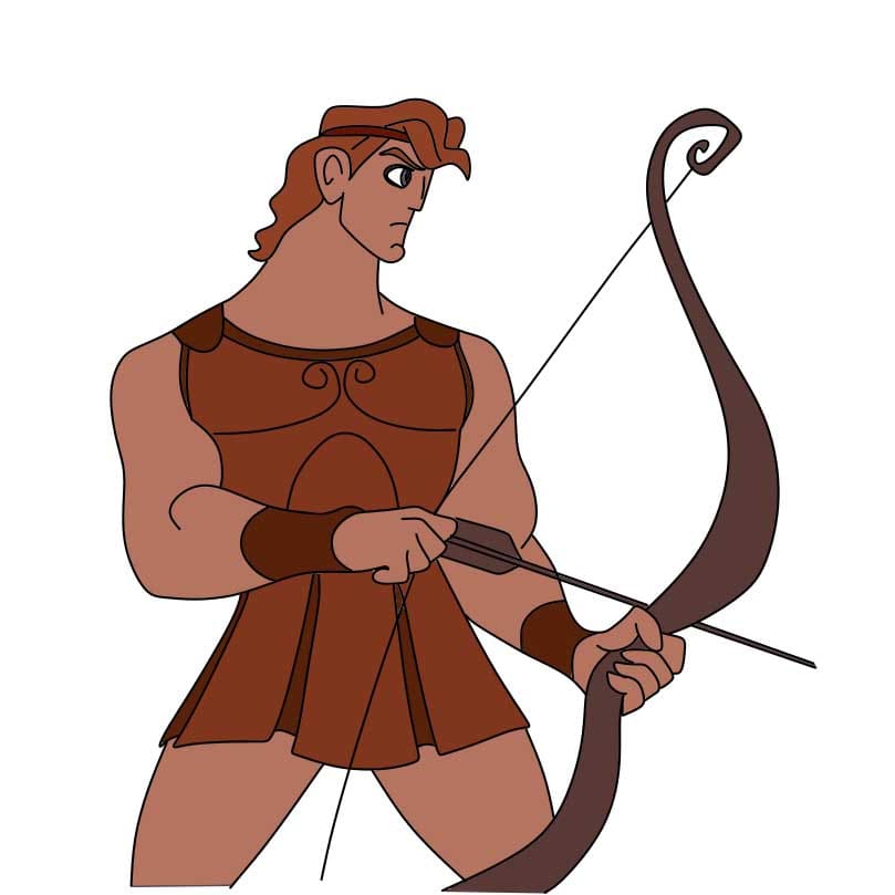 How-to-Draw-Hercules-Step-9-2 piirustus