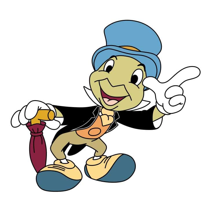 How-to-Draw-Jiminy-Cricket-Step-11 piirustus