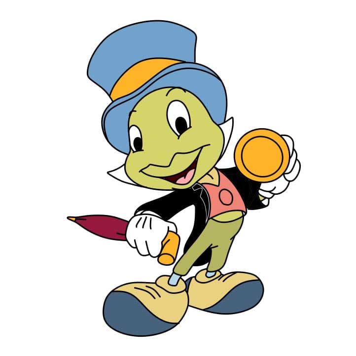 How-to-Draw-Jiminy-Cricket-Step-12 piirustus