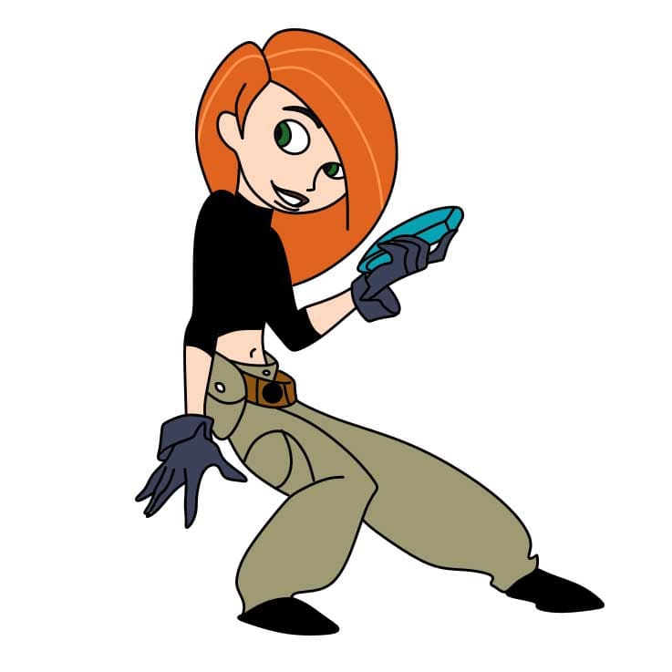 How-to-Draw-Kim-Possible-Step-11-2 piirustus