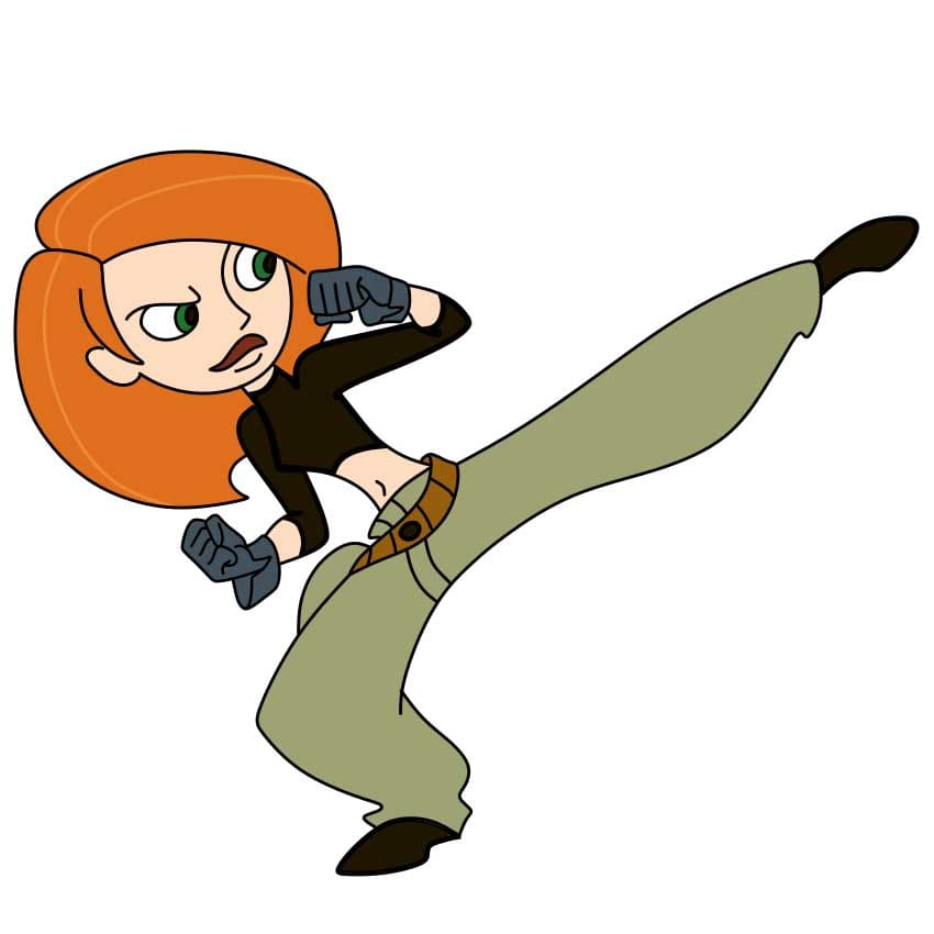 How-to-Draw-Kim-Possible-Step-9-4 piirustus