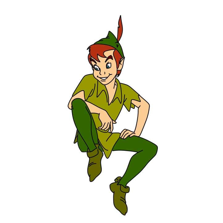 How-to-Draw-Peter-Pan-Step-10 piirustus